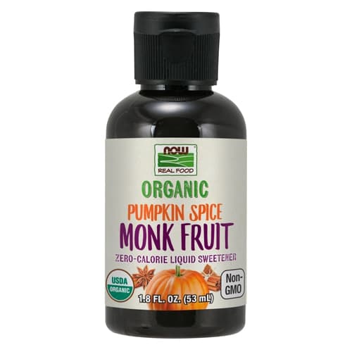 Now Foods Organic Liquid Monk Fruit Pumpkin Spice