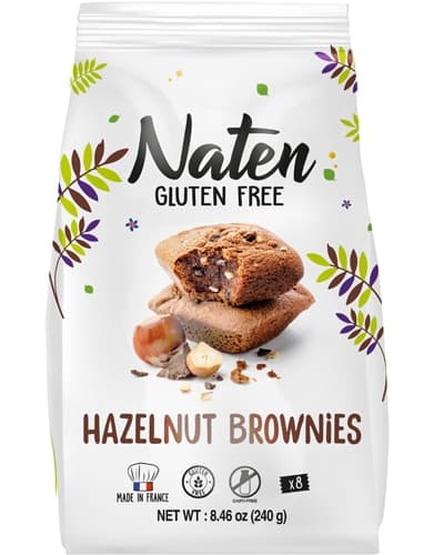Naten Gluten Free Hazelnut Brownies