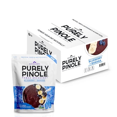 Native State Pinole Hot Breakfast Cereal Blueberry & Banana