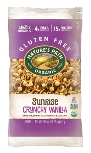 Nature'S Path Organic Sunrise Cereal Crunchy Vanilla