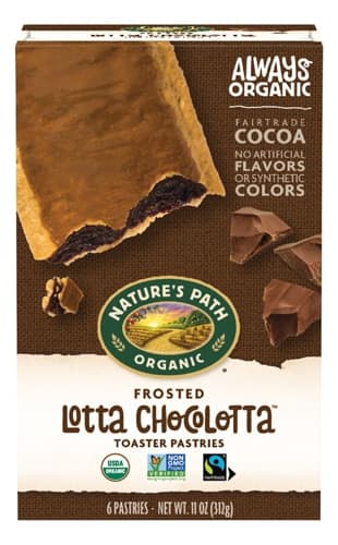 Nature'S Path Organic Toaster Pastries Frosted Lotta Chocolotta