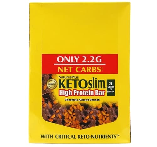 Naturesplus Ketoslim High Protein Bars Chocolate Almond Crunch