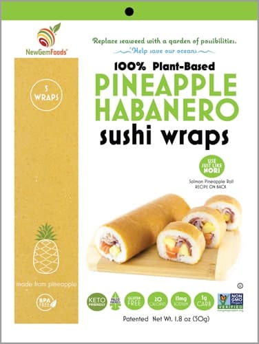 Newgem Foods Sushi Wraps Pineapple Habanero