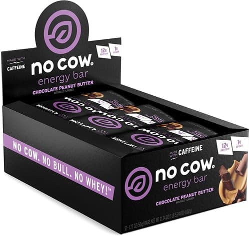 No Cow Energy Bar Chocolate Peanut Butter