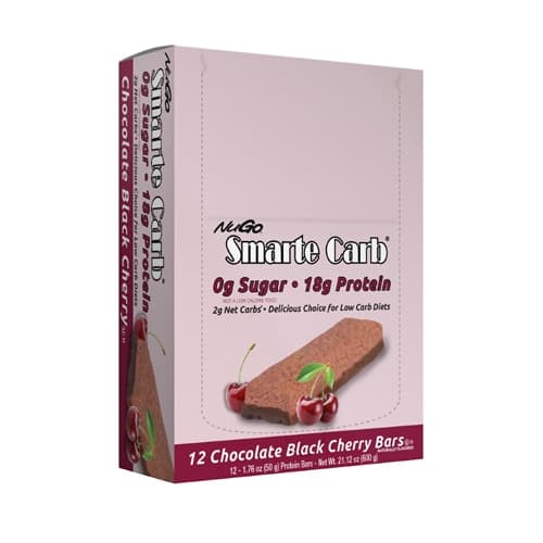 Nugo Nutrition Smarte Carb Sugar Free Bars Chocolate Black Cherry