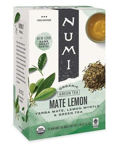 Numi Rainforest Green Tea Mate Lemon