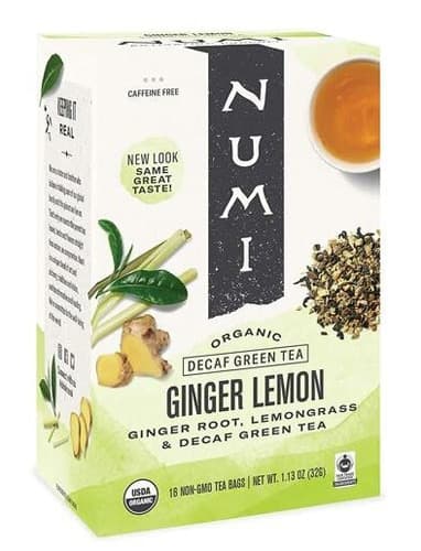 Numi Organic Tea Decaf Ginger Lemon