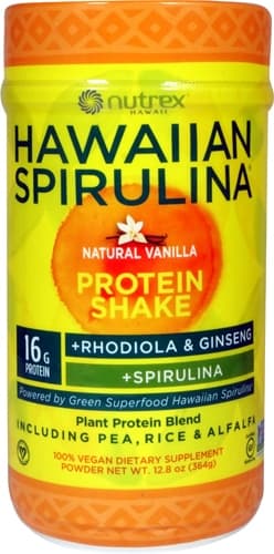 Nutrex Hawaii Hawaiian Spirulina Protein Shake Natural Vanilla