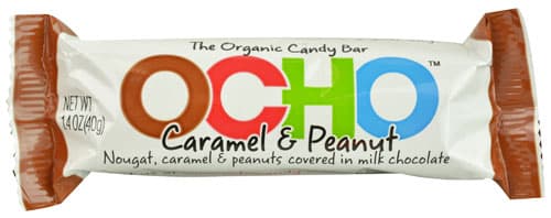 Ocho Organic Candy Bar Caramel & Peanut
