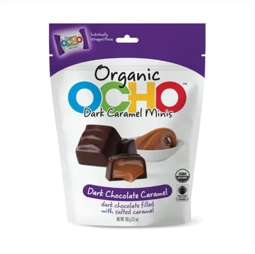 Ocho Organic Dark Chocolate Caramel Minis