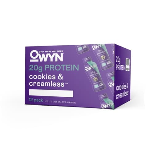 Owyn Plant-Based Protein Shake Cookies And Creamless