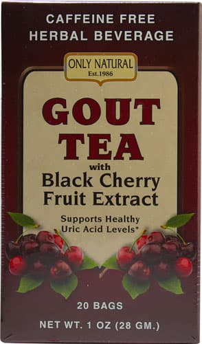 Only Natural Gout Tea With Black Cherry Fruit Extract