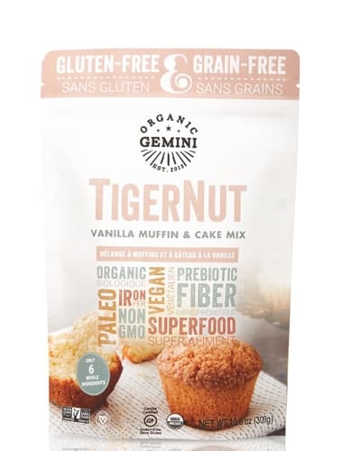Organic Gemini Tigernut Vanilla Muffin & Cake Mix Vanilla
