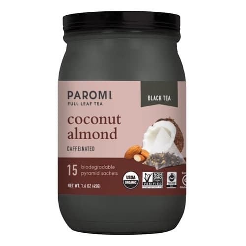 Paromi Tea Organic Black Tea Coconut Almond