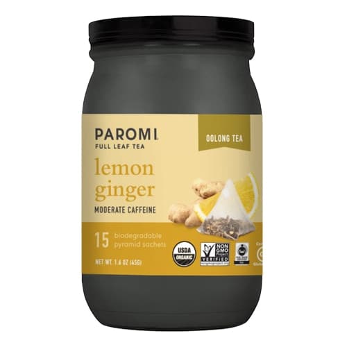 Paromi Tea Organic Oolong Tea Lemon Ginger