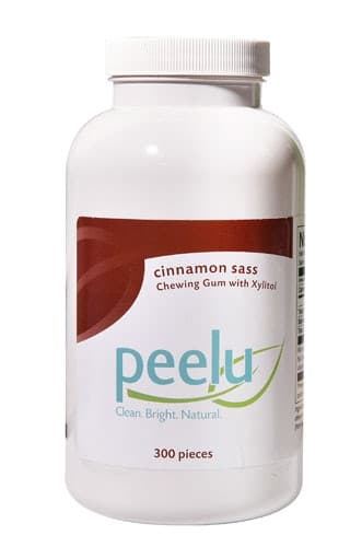Peelu Chewing Gum With Xylitol Cinnamon Sass