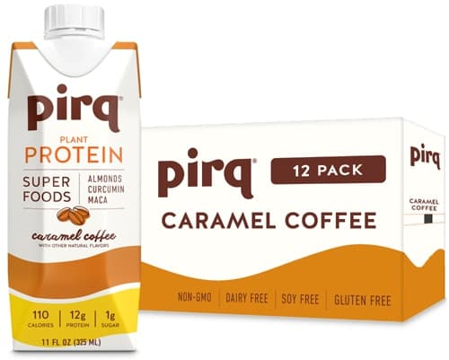 Pirq Plant-Based Protein Shake Caramel Coffee