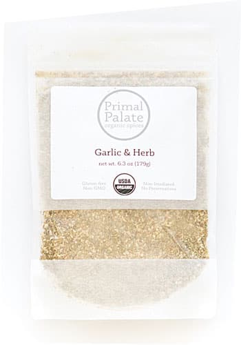 Primal Palate Organic Spices Garlic & Herb