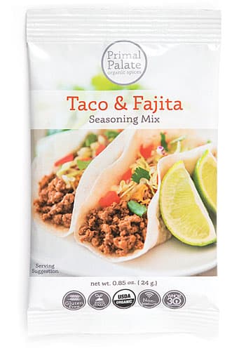 Primal Palate Seasoning Mix Taco & Fajita
