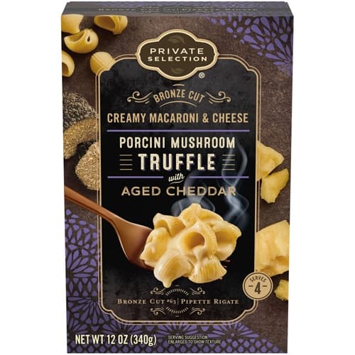 Private Selection Bronze Cut Creamy Macaroni & Cheese Porcini Mushroom Truffle With Aged Cheddar
