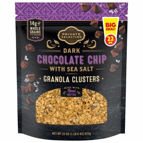 Private Selection Dark Chocolate Chip With Sea Salt Granola Clusters