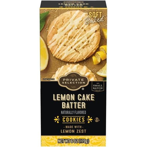 Private Selection Soft Baked Cookies Lemon Cake Batter