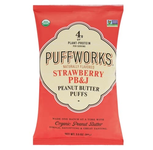 Puffworks Peanut Butter Puffs Strawberry Pb&J