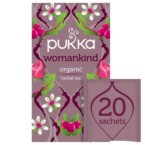 Pukka Organic Womankind Cranberry & Rose Flower With Shatavari Herbal