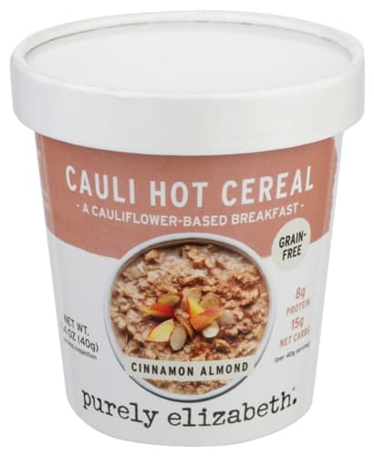 Purely Elizabeth Cauli Hot Cereal Cup Cinnamon Almond
