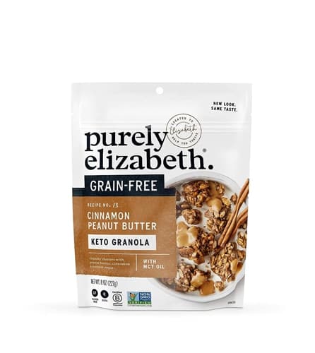 Purely Elizabeth Grain-Free Granola With Mct Oil Cinnamon Peanut Butter