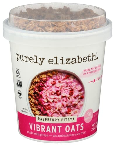 Purely Elizabeth Vibrant Oats Cup Raspberry Pitaya