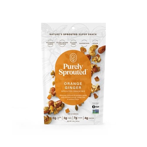 Purely Sprouted Snack Mix Orange Ginger