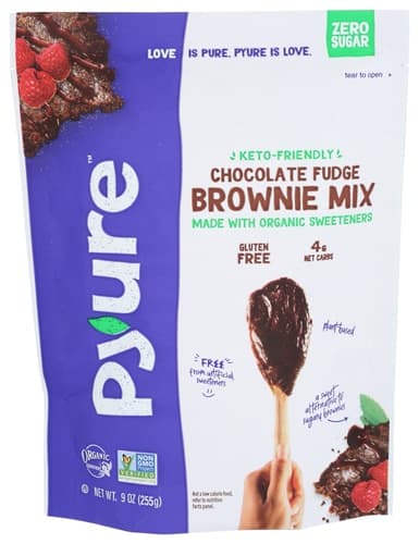 Pyure Brands Brownie Mix Chocolate Fudge