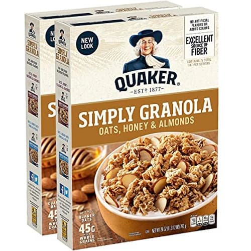 Quaker Simply Granola Oats, Honey & Almond