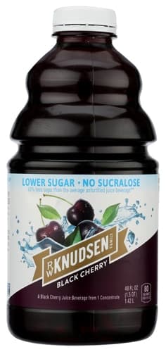 R.W. Knudsen Family Juice Lower Sugar No Sucralose Black Cherry