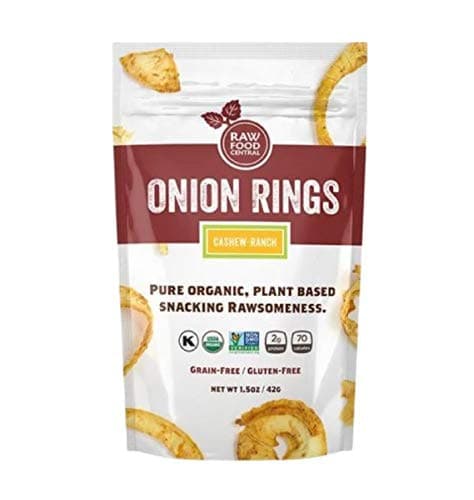 Raw Food Central Organic Onion Rings Gluten Free Cashew Ranch