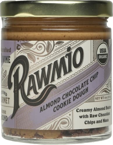 Rawmio Organic Cookie Dough Spread Almond Chocolate Chip