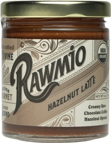 Rawmio Organic Creamy Raw Chocolate Hazelnut Spread Latte