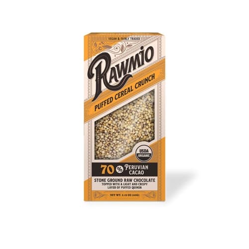 Rawmio Organic Puffed Cereal Crunch Raw Chocolate