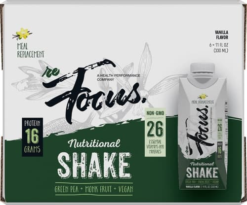 Refocus Nutritional Shake Meal Replacement Vanilla