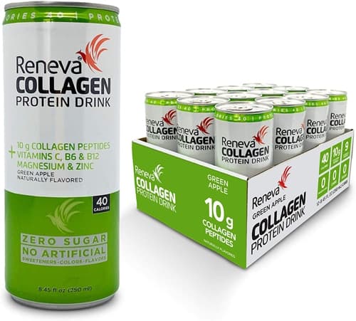 Reneva Collagen Protein Drink Green Apple