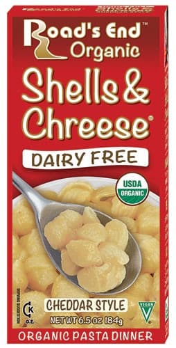 Road'S End Organics Shells & Chreese Organic Pasta Dinner Cheddar Cheese