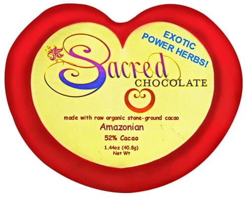 Sacred Chocolate Heart Bar Amazonian