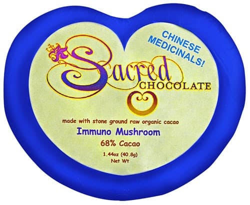 Sacred Chocolate Heart Bar Immuno Mushroom