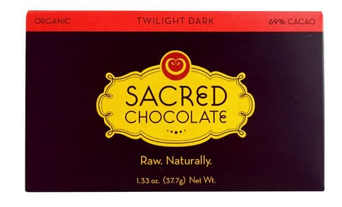 Sacred Chocolate Rectangular Bar Twilight Dark