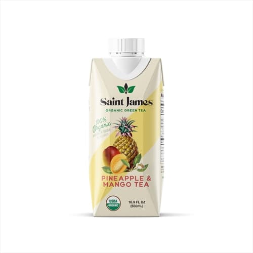 Saint James Organic Green Tea Pineapple & Mango