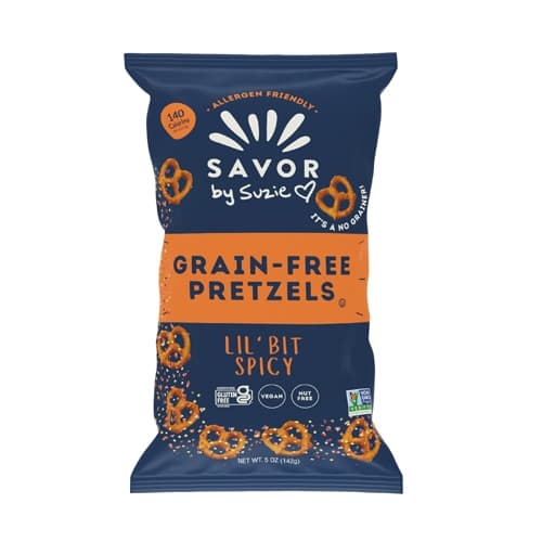 Savor Street Lil’ Bit Spicy Grain-Free Pretzels