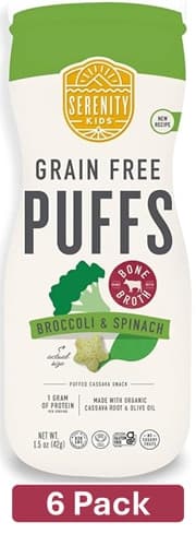 Serenity Kids Grain Free Puffs Broccoli & Spinach