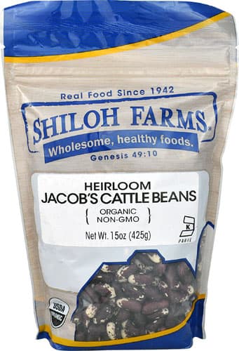 Shiloh Farms Organic Heirloom Jacob'S Cattle Beans