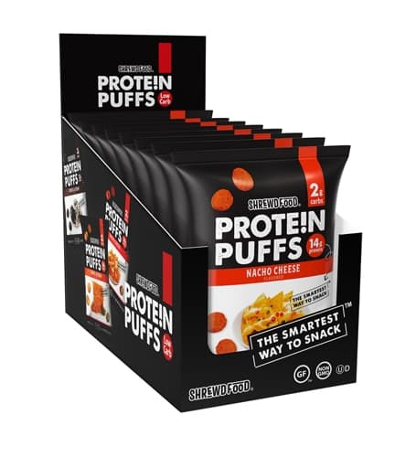 Shrewd Food Protein Puffs Nacho Cheese